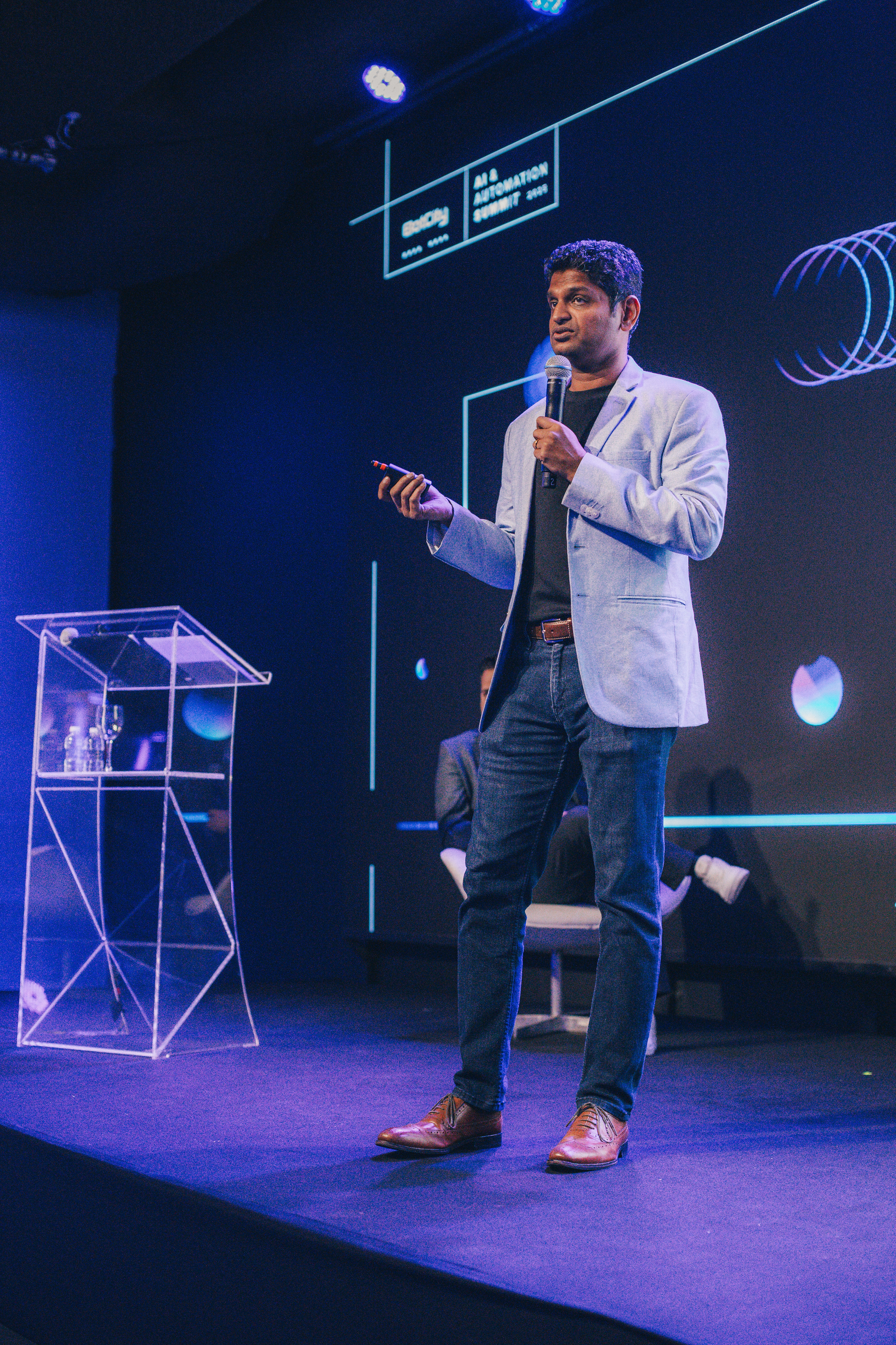 Nandan Keynote on stage